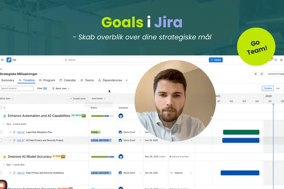 Goals i Jira: Skab overblik over dine strategiske mål