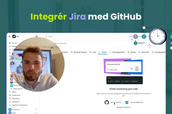 Integrer Jira med GitHub og få overblik over udviklingsarbejdet