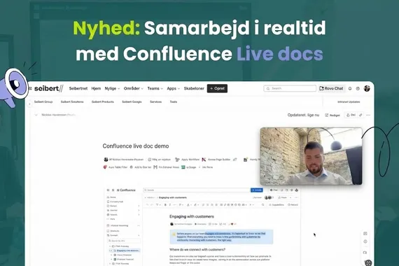 Samarbejd i realtid med Confluence Live Docs