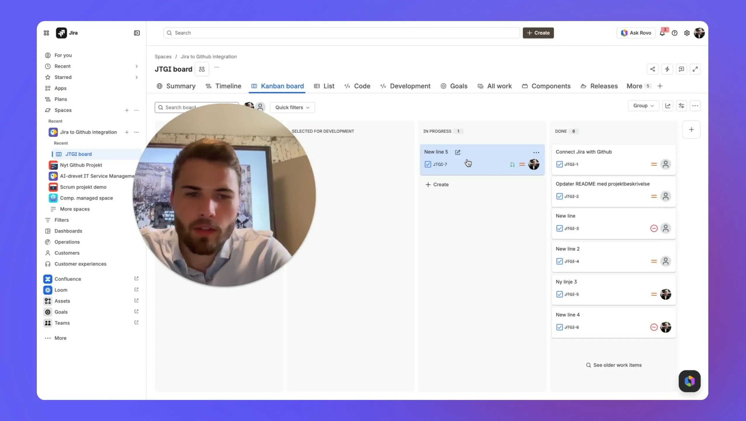 Code Overview med data på tværs af repositories