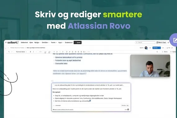 Skriv og rediger smartere med Atlassian Rovo